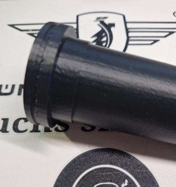 Zündapp Ansaugtrichter für Bing Vergaser, runde Schwimmerkammer TPU 517-10.114